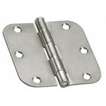 Load image into Gallery viewer, 3.5&quot; x 3.5&quot; Door Hinges Plain Bearing 5/8&quot; Radius Corners Mortise - amerfithardware
