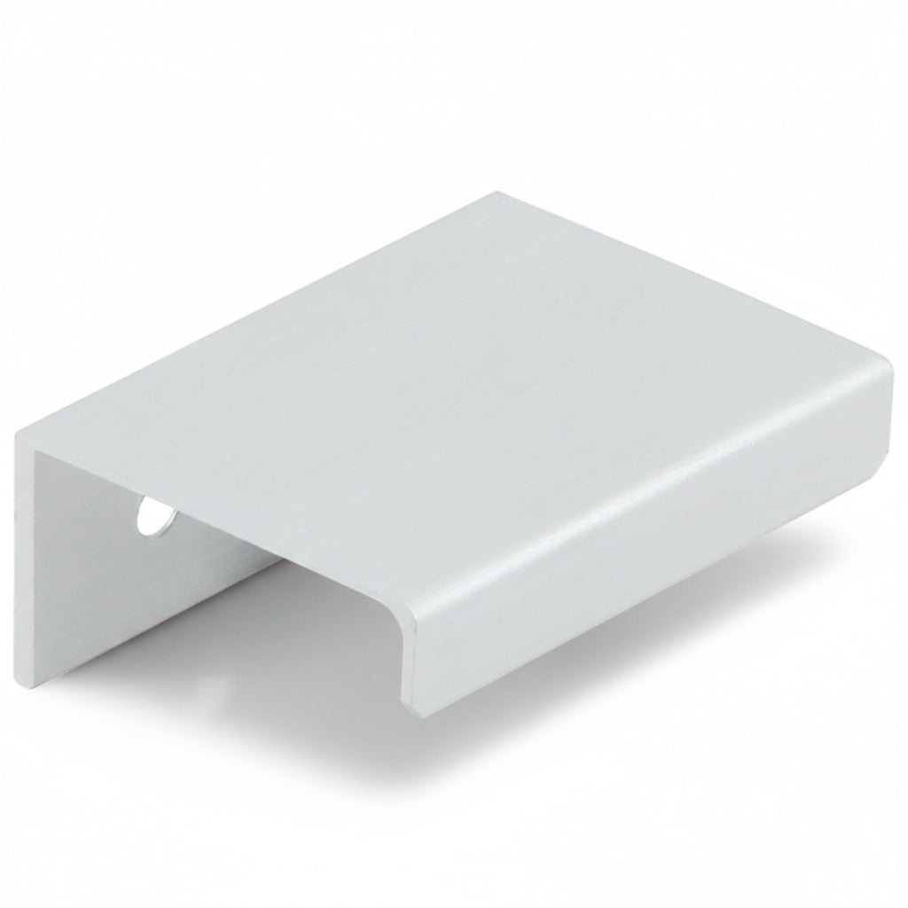 Silverline A1021 32mm/50mm Finger Edge Pull in Brushed Aluminum Finish