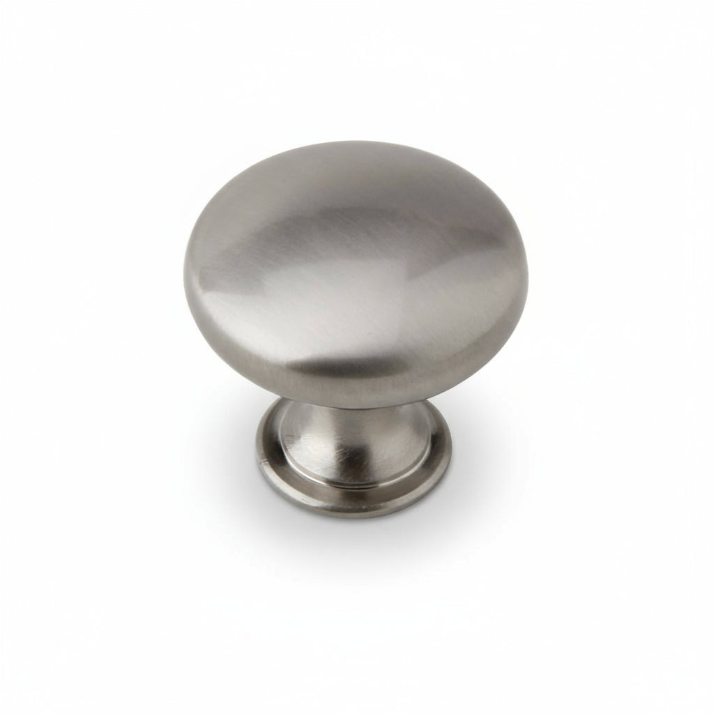 Silverline A2013 | Diameter 1-1/8" Solid Classic Contemporary Round Cabinet Knob | Various Finishes