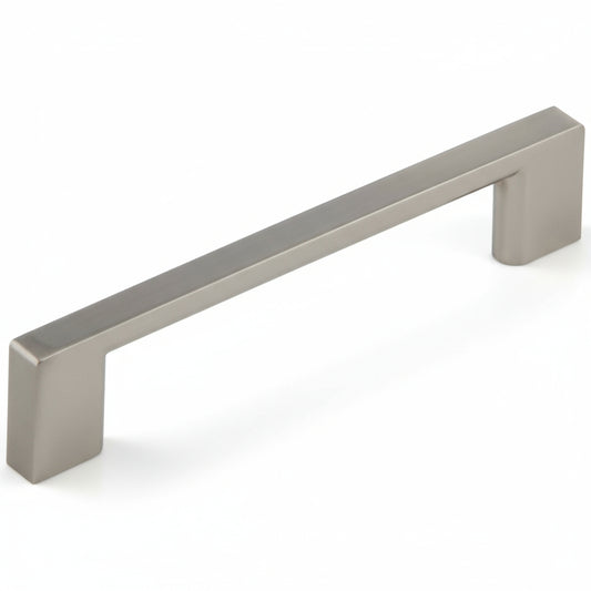 Silverline A2037 | Centers 5-1/16 in. Solid Thin Square Bar Pulls in Satin Nickel