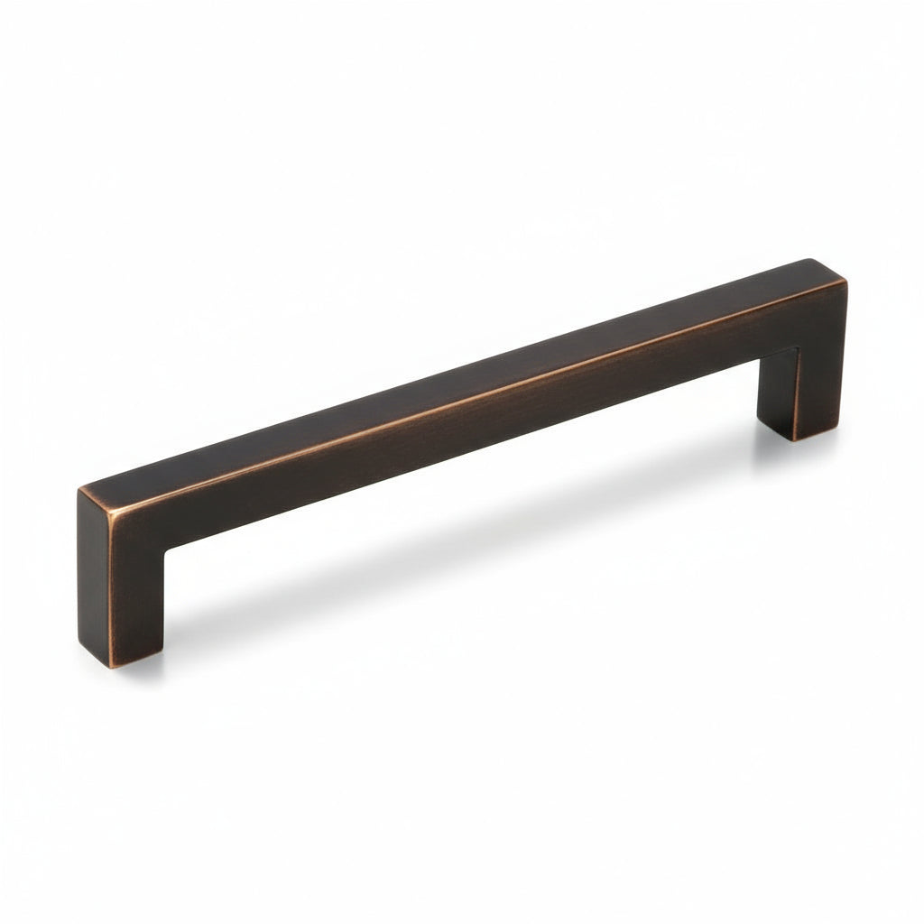 Silverline A2060 | 3/8 in. x 3/8 in. Solid Contemporary Modern Square Bar Pulls | Various Sizes & Finishes