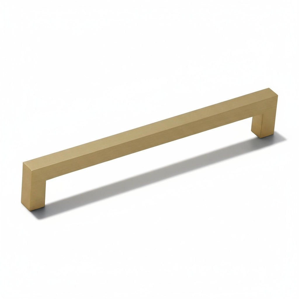 Silverline A2060 | 3/8 in. x 3/8 in. Solid Contemporary Modern Square Bar Pulls | Various Sizes & Finishes