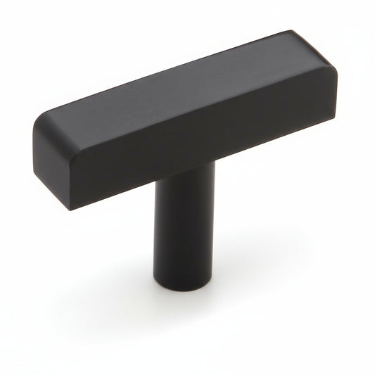 Silverline A2060K | Solid Modern Square T-Bar Knobs| Various Finishes