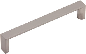Silverline A5192 Aluminum Square Bar Pull in Brushed Satin Nickel Finish