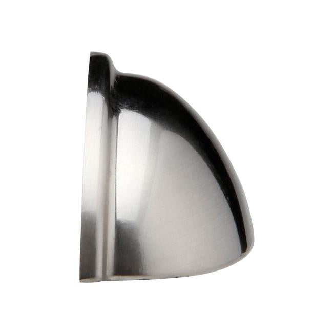 Silverline B2019 | Centers 3 in. Cup Pulls Half-Moon Shell-Shape Bin Pulls | Various Finishes