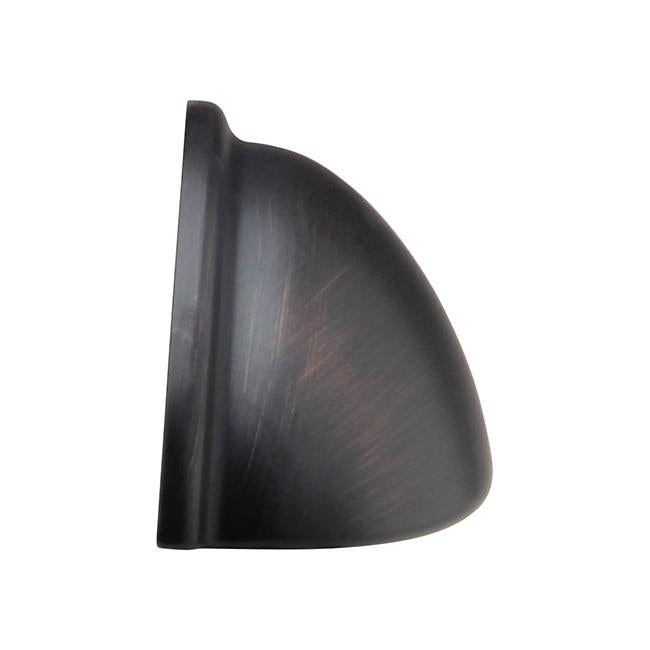 Silverline B2019 | Centers 3 in. Cup Pulls Half-Moon Shell-Shape Bin Pulls | Various Finishes