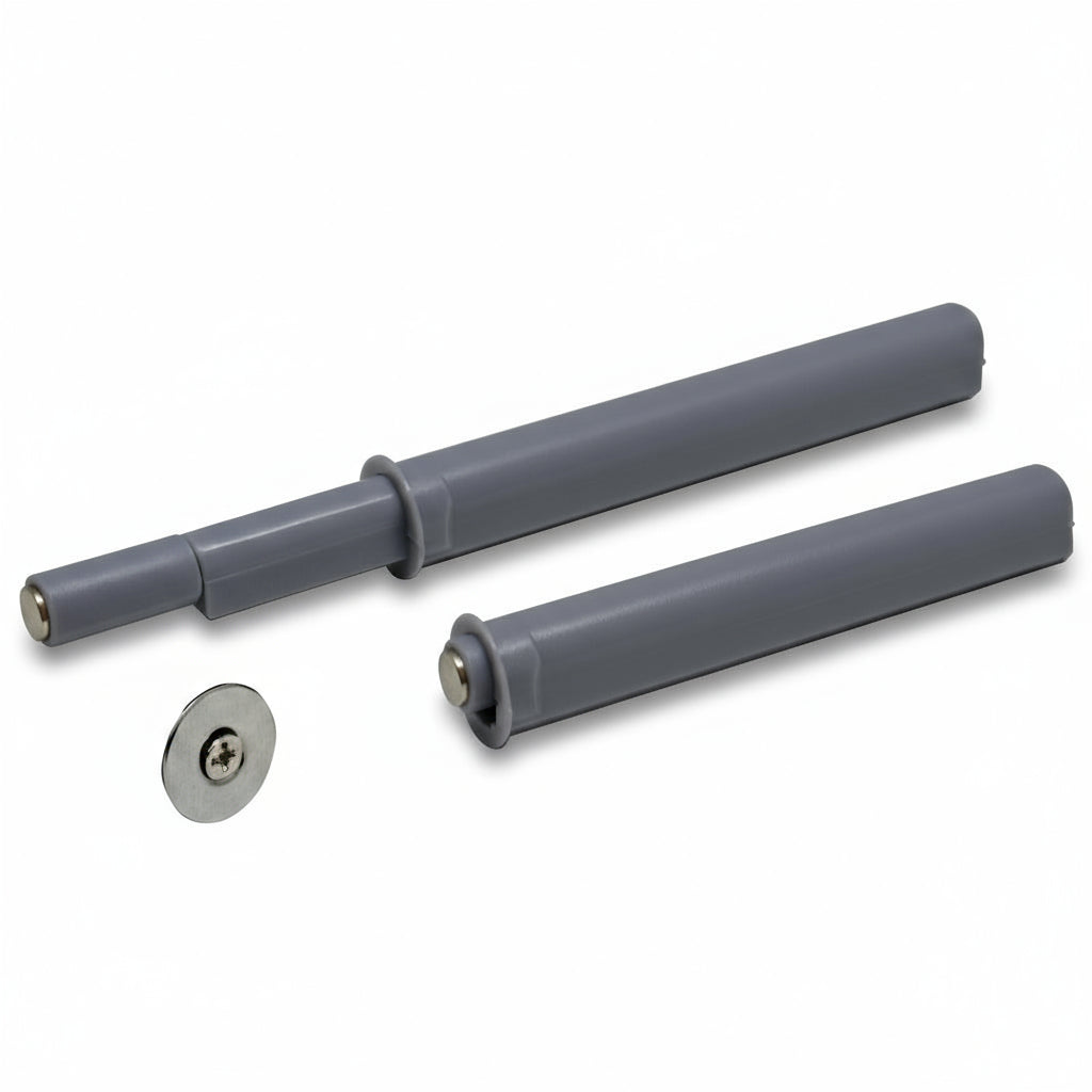 Silverline BP6030 & BP6060 | Tip-On Magnetic Touch Catch Cabinet Push to Open Bouncer (Set of 10)