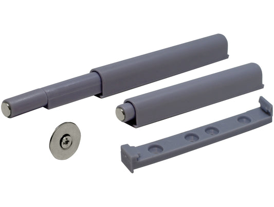 Silverline Grey Magnetic Damper Buffer Catch Latch With/Without Support Set of 10
