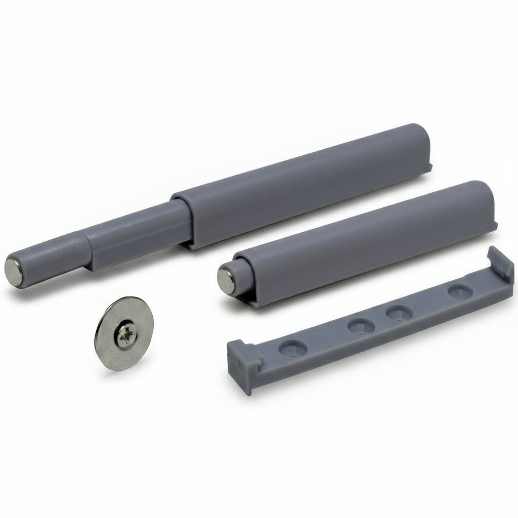 Silverline BP6030 & BP6060 | Tip-On Magnetic Touch Catch Cabinet Push to Open Bouncer (Set of 10)