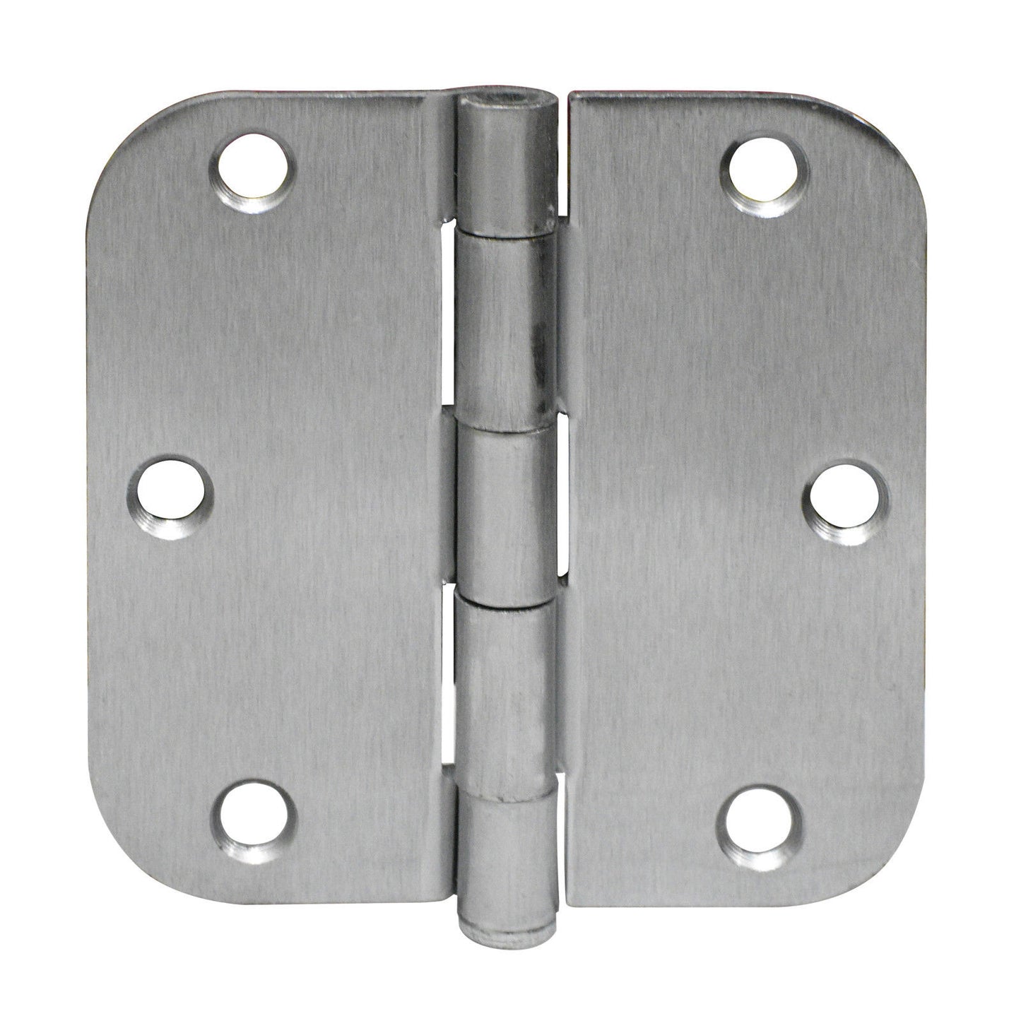 3.5 inch x 3.5 inch Door Hinges Plain Bearing 5/8 inch Radius Corners Mortise - amerfithardware