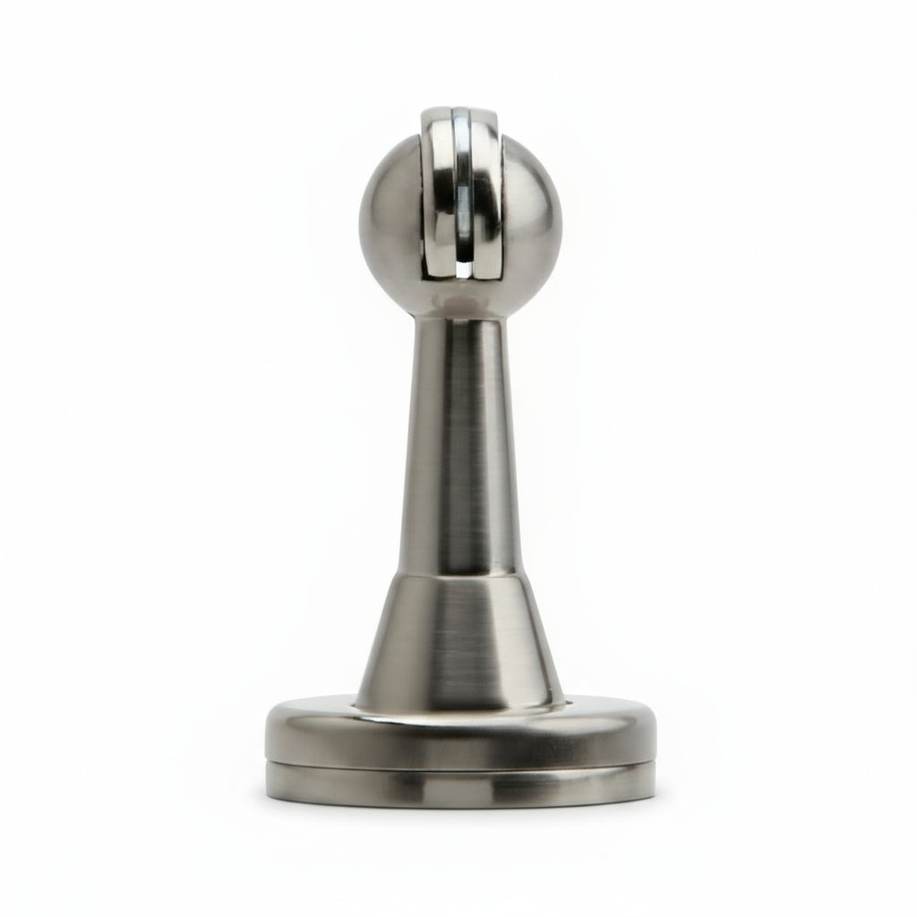 Silverline DS10 | 3 in. Magnetic Doorstop in Satin Nickel