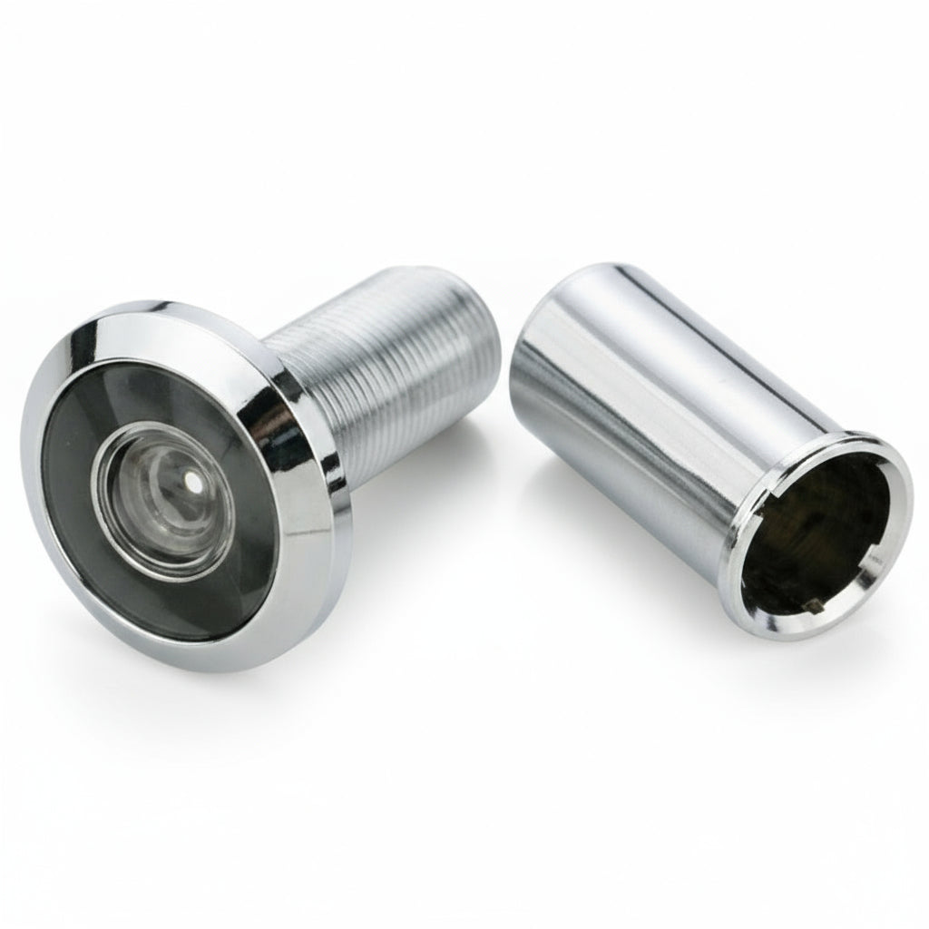 Silverline DV01 | 200 Degrees Solid Brass Glass Lens Door Viewer