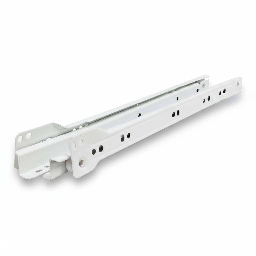Euro Drawer Slide 32mm System Epoxy Covered Glides Roller Runners - 25 Pairs - amerfithardware