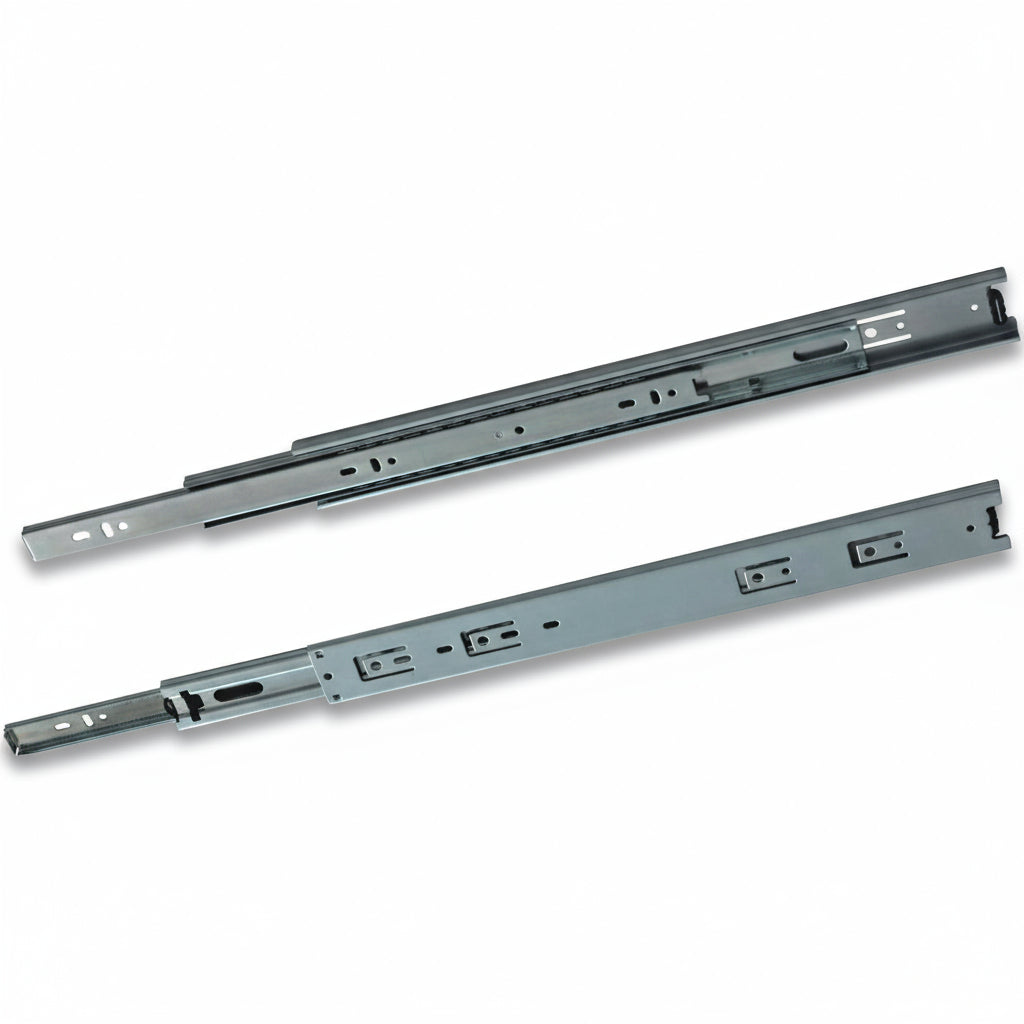 Silverline FBS43/45A/45 Series | Self-Close Full Extension Side Mount Ball Bearing Drawer Slide (10 Pairs)