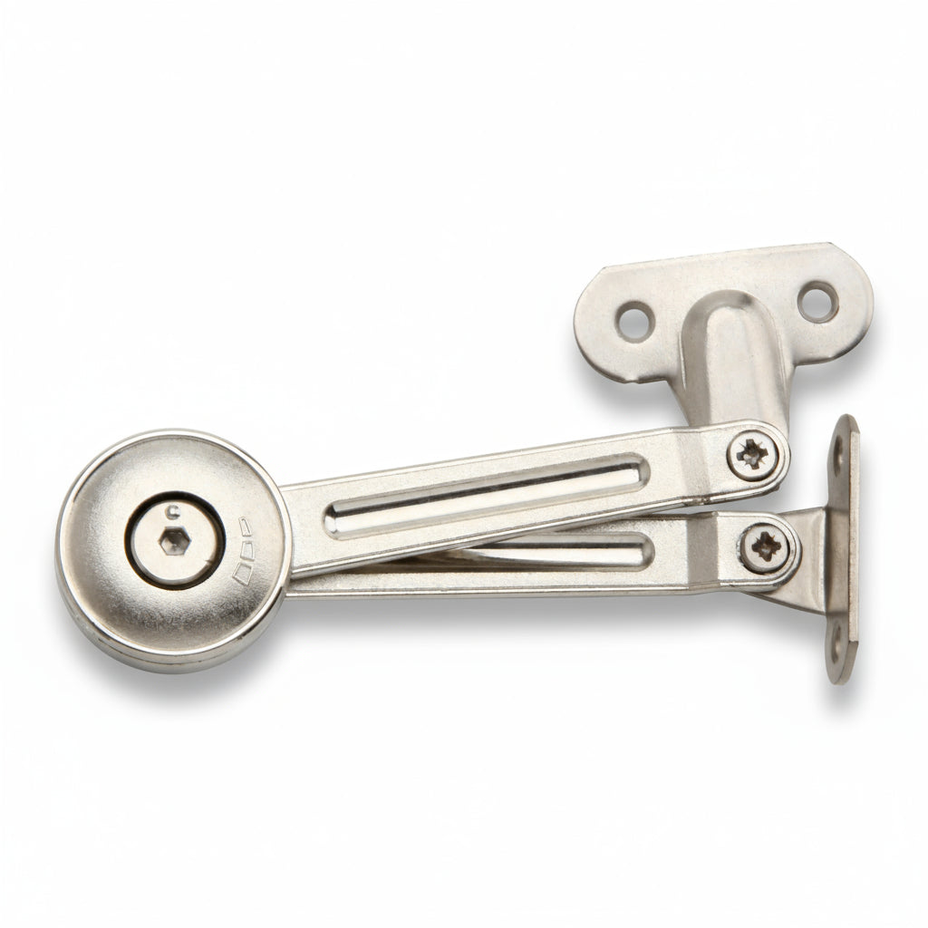 Silverline FS01 | Duo Flap Stay Hold-Open Cabinet Door Damper for Lift-Up Frameless Cabinet Doors (Set of 1 Pair)