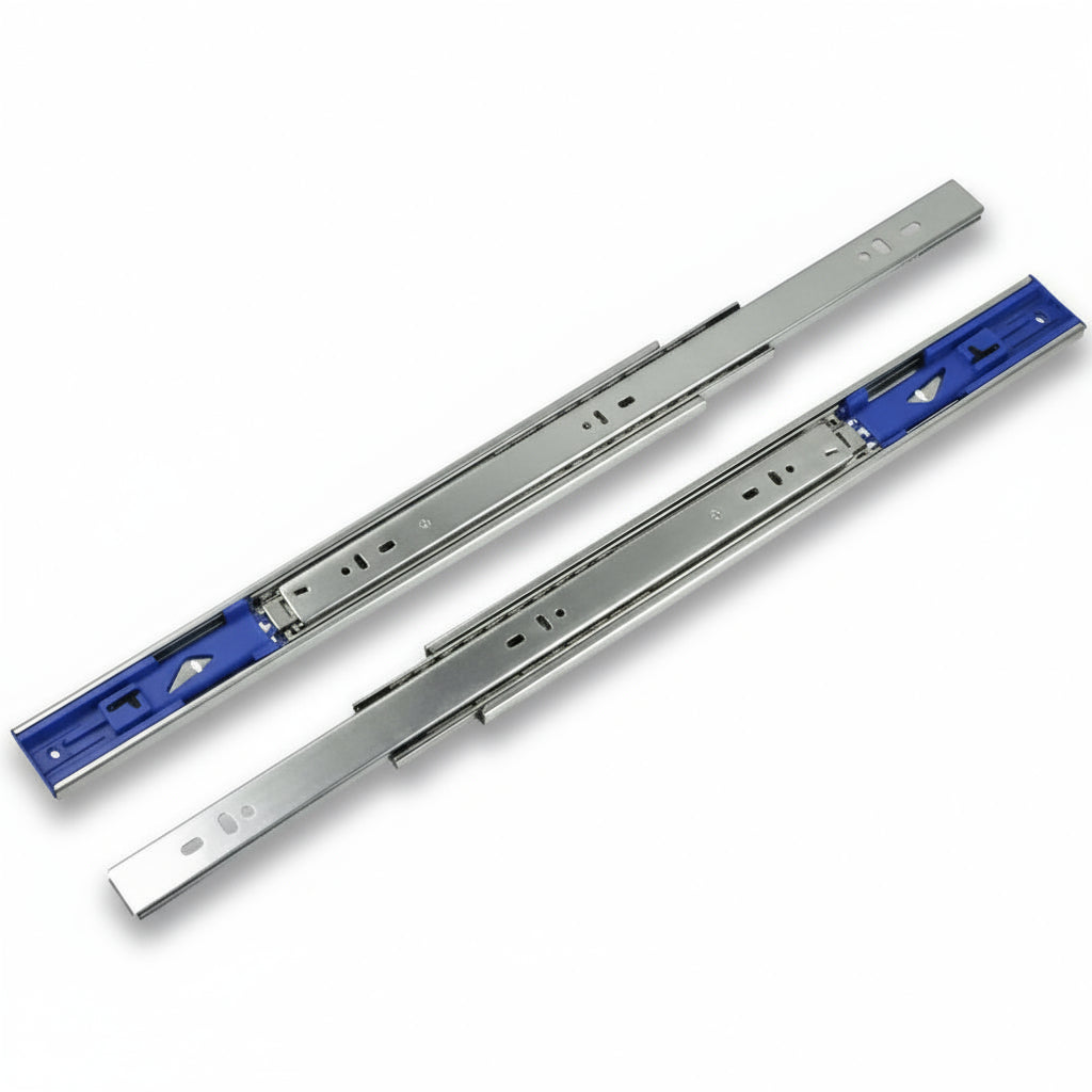 Silverline FSBS45A/45 Series | Soft-Close Full Extension Side Mount Ball Bearing Drawer Slide (10 Pairs)