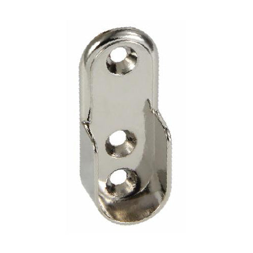 Zinc Alloy Jacket Pipe Bracket for 30x15mm Tube 4 Pieces