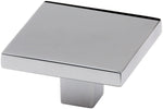 Load image into Gallery viewer, Silverline K2050 - 1/19-50 inch (35mm) Square Flat Contemporary Modern Cabinet Knob
