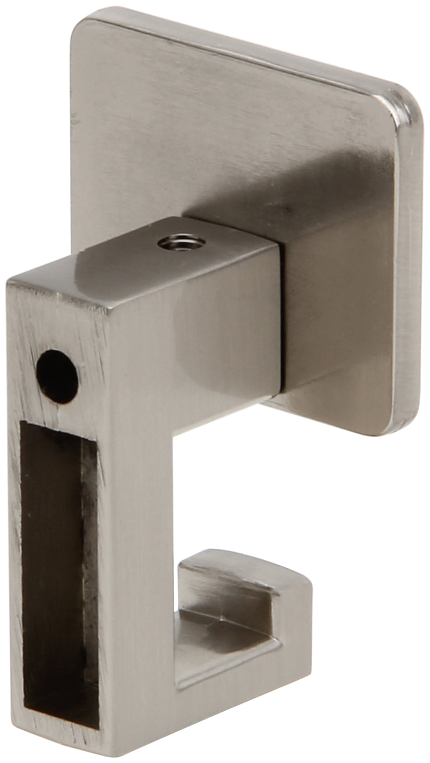 Robe Hook Single, Brushed Satin Nickel Finish