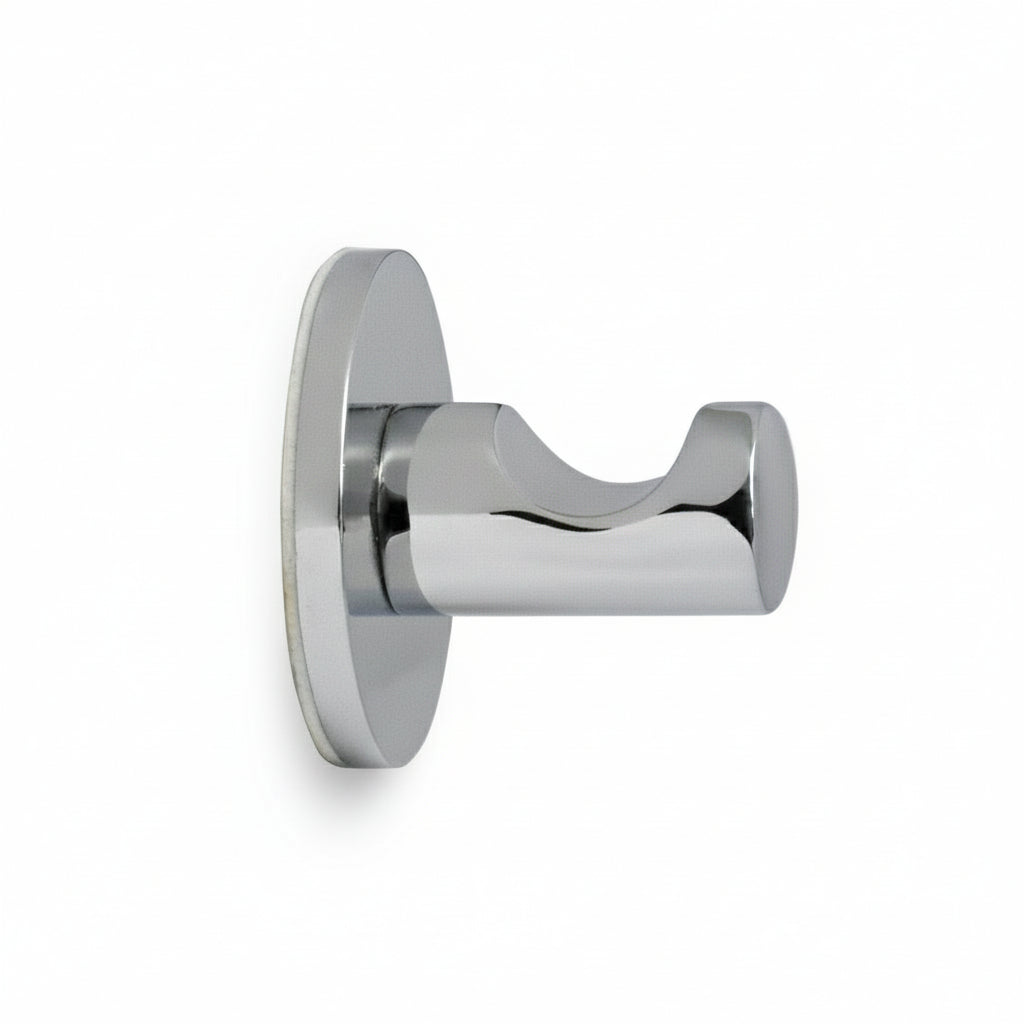 J2603 Tchibo Whistle Knob Bathroom Hooks Self-Adhesive Chrome Plated Set of 3 - amerfithardware