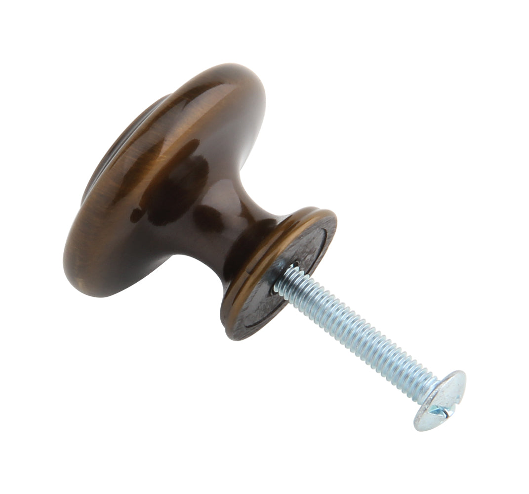 Silverline K2003 & K2209 | Three-Ring Solid Contemporary Mushroom Round Knob | Various Sizes & Finishes