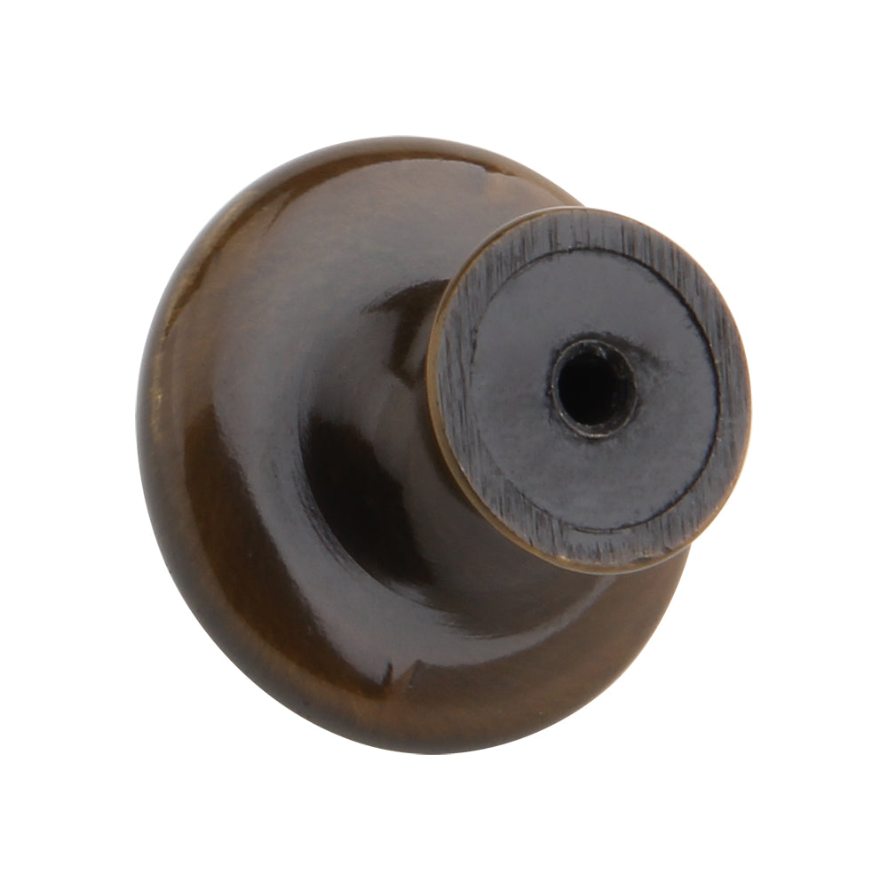 Silverline K2003 & K2209 | Three-Ring Solid Contemporary Mushroom Round Knob | Various Sizes & Finishes