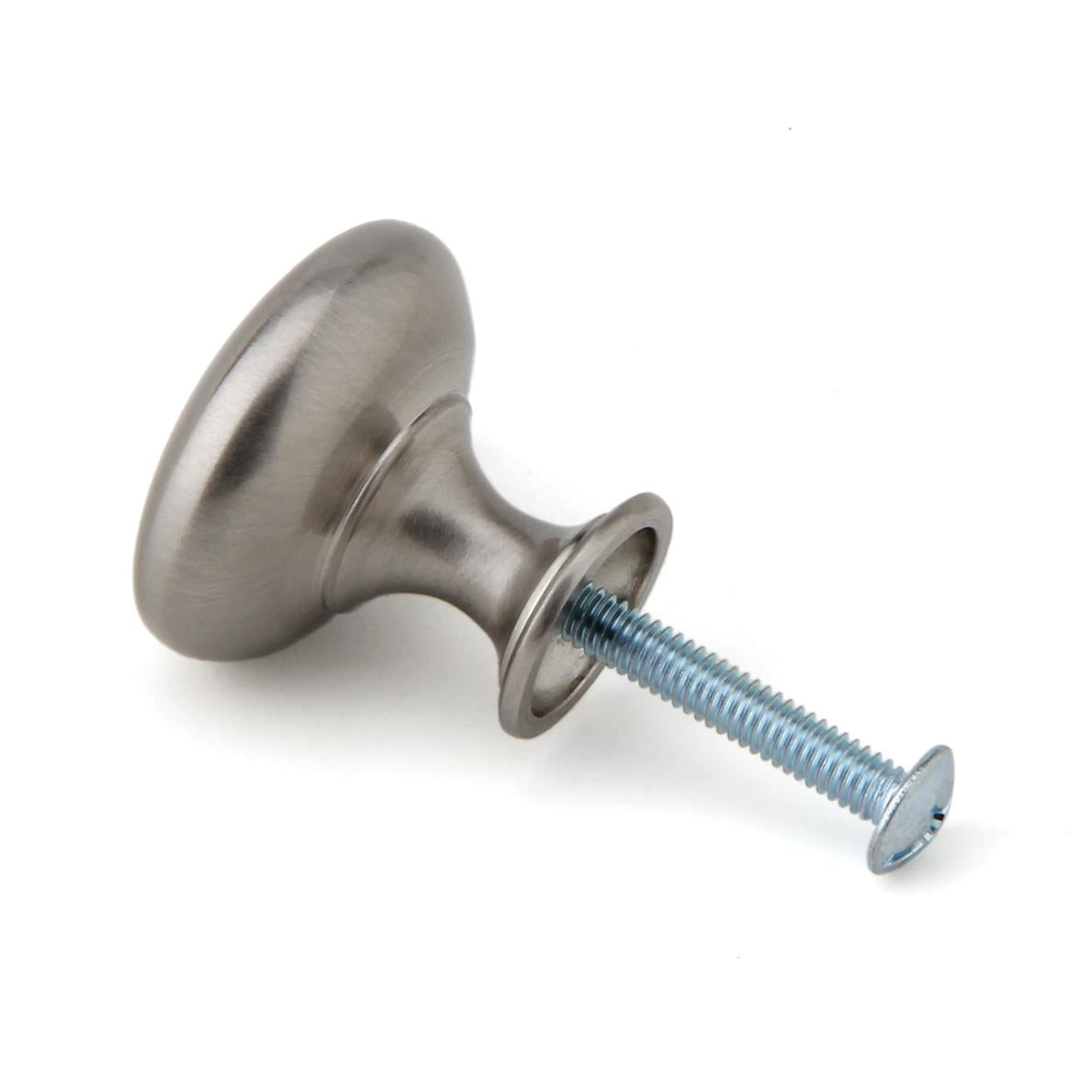 Silverline K2013 | Diameter 1-3/16" Traditional Solid Round Cabinet Knob | Various Finishes