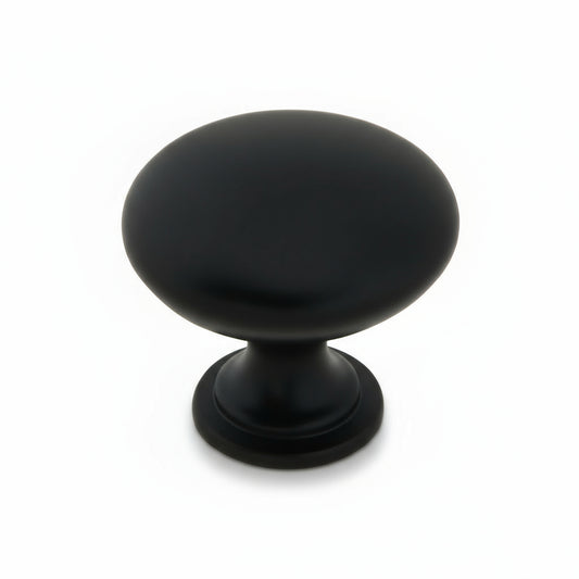 Silverline A2013 | Diameter 1-1/8" Solid Classic Contemporary Round Cabinet Knob | Various Finishes