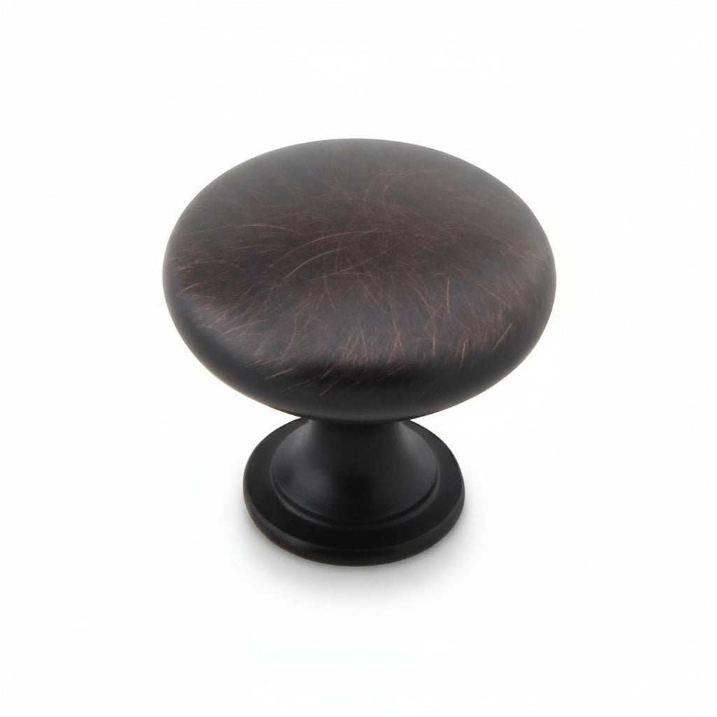 Silverline K2013 | Diameter 1-3/16" Traditional Solid Round Cabinet Knob | Various Finishes