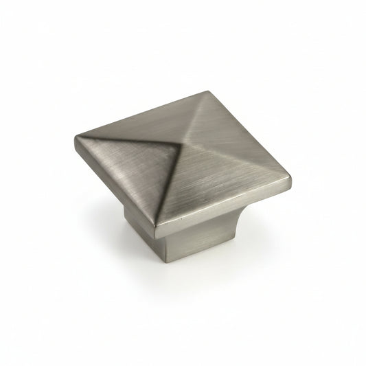 Silverline K2021 Cabinet Knob 32L x 32W x 22H (mm) Mid Century Modern Square - amerfithardware