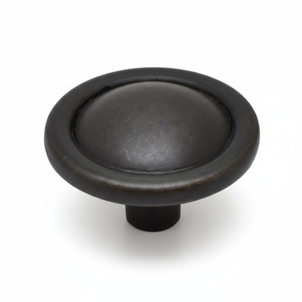 Silverline K2232 Cabinet Hardware Knob 34 x 23 H (mm) Button Rustic Sideboard - amerfithardware