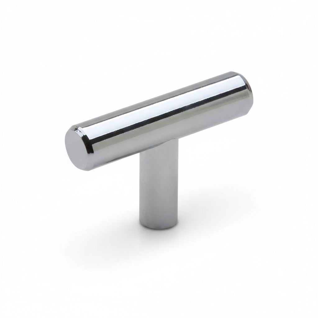 Silverline P5000 | Solid T-Bar Pulls with Knobs | Various Sizes & Finishes