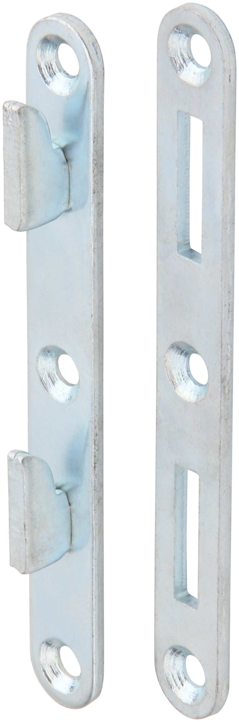 Bed Rail Bracket Connector in Zinc Plated Finish - Set of 4