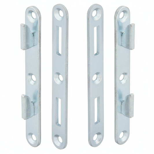 Silverline M0008 | Bed Rail Bracket Connector (Set of 8)