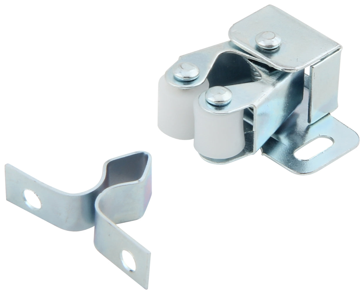 Double Roller Catch with Prong in Zinc Plated Finish- 20 Pieces