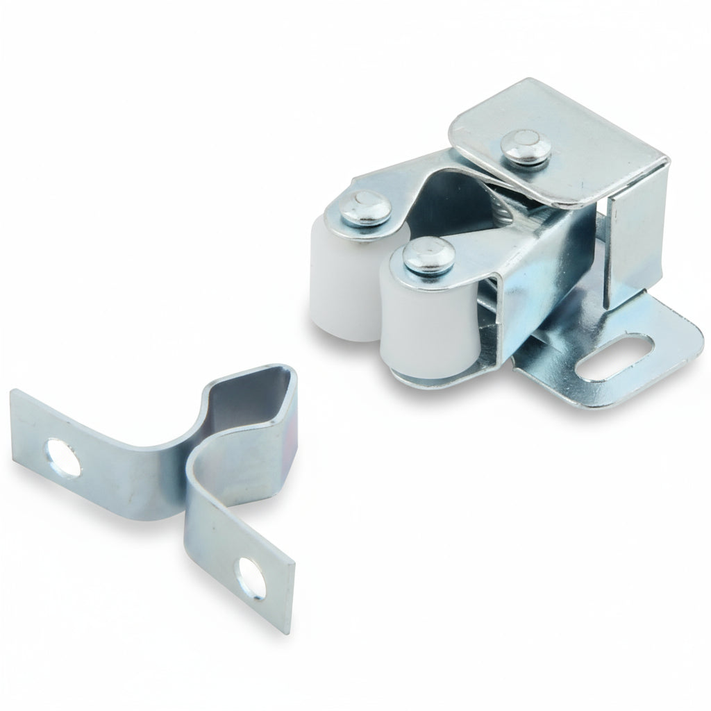 Silverline M0010 | Double Roller Catch with Spear (Set of 20)