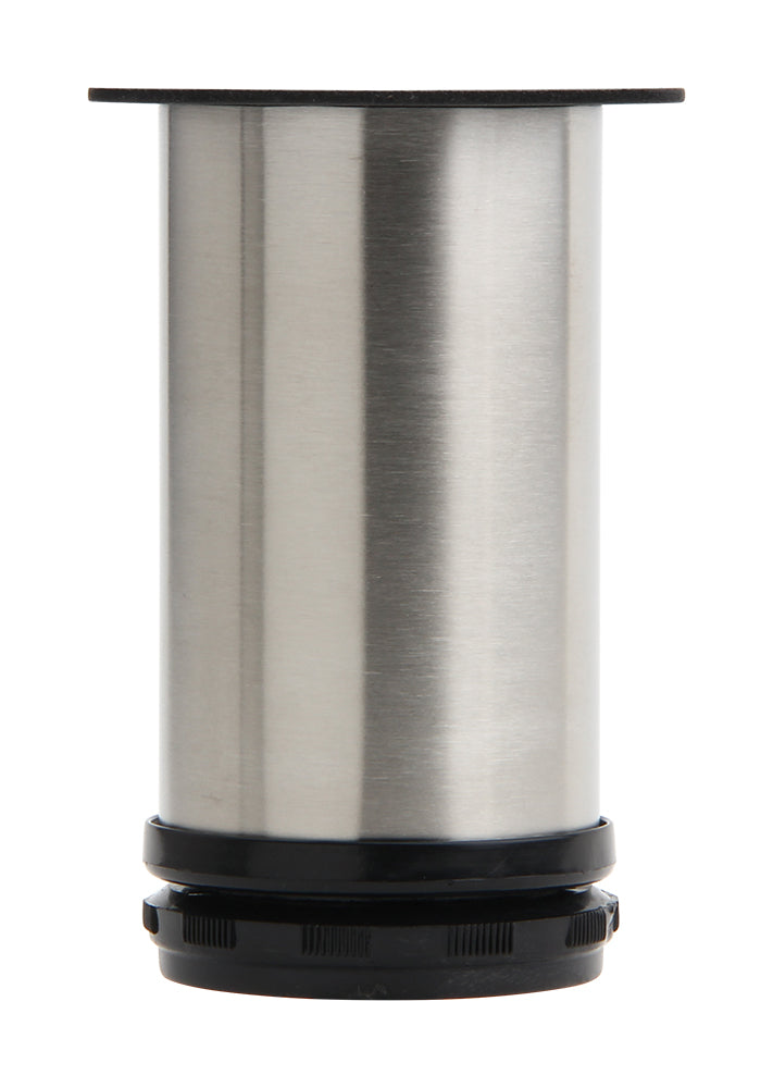 Silverline 4 Pack Adjustable SS201 Cabinet Leg in Brushed Satin Nickel Finish