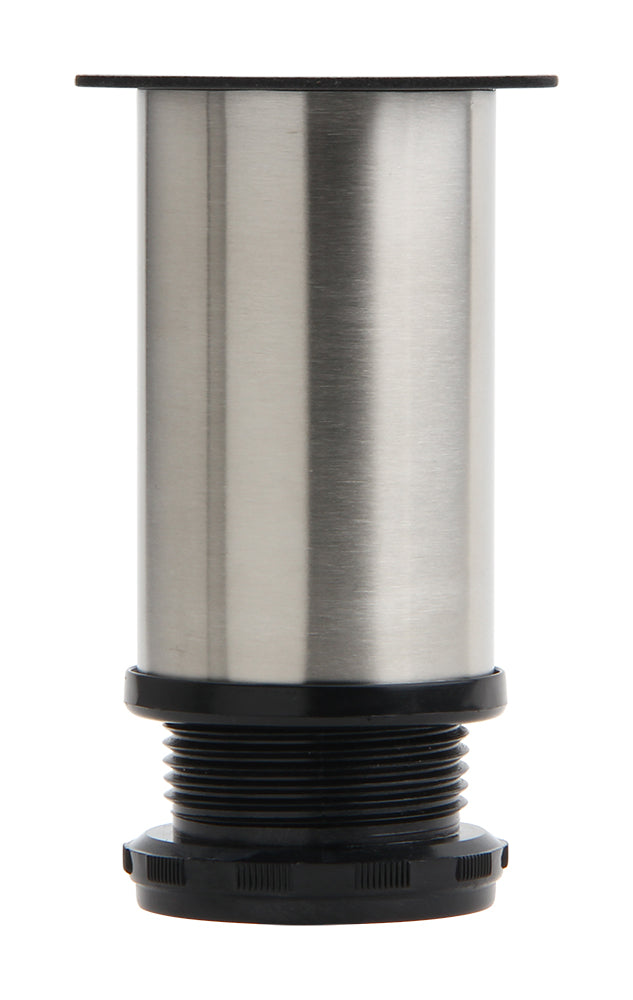 Silverline 4 Pack Adjustable SS201 Cabinet Leg in Brushed Satin Nickel Finish