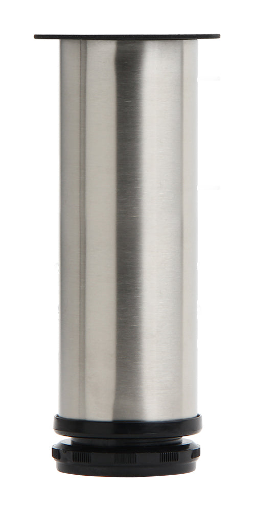Silverline 4 Pack Adjustable SS201 Cabinet Leg in Brushed Satin Nickel Finish
