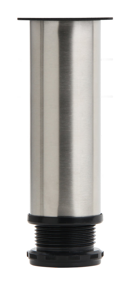 Silverline 4 Pack Adjustable SS201 Cabinet Leg in Brushed Satin Nickel Finish