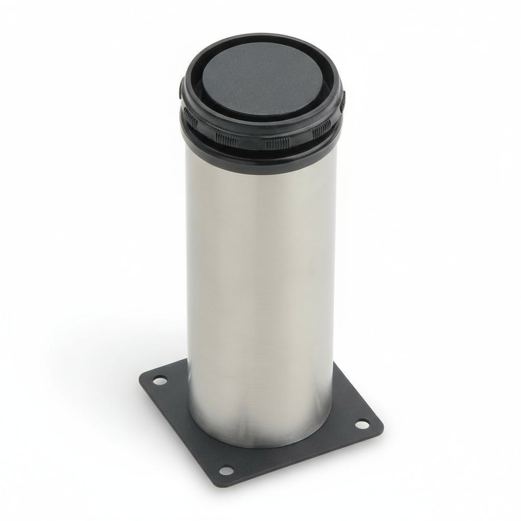 Silverline M0013FL | Stainless Steel 201 Adjustable Cabinet Leg | Various Sizes (Set of 4)