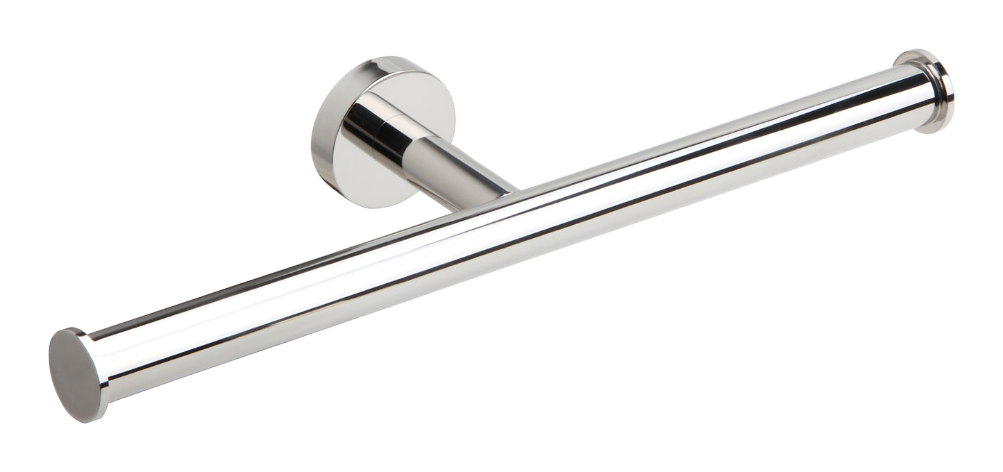 Silverline Double Roll Toilet Paper Holder Polished Chrome Wall Mounted