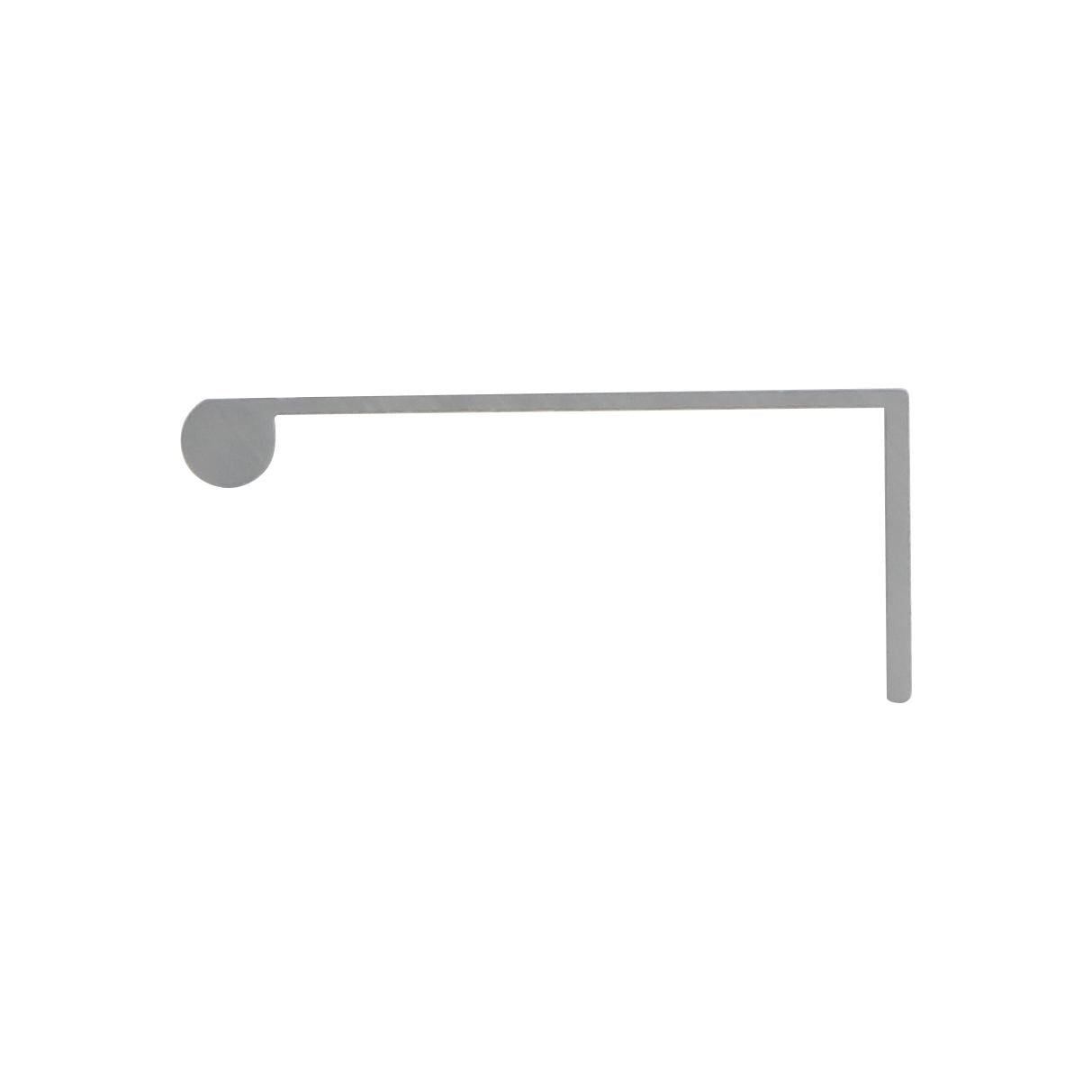 Silverline P1001 | Solid Tab Pulls Finger Pulls | Various Sizes & Finishes