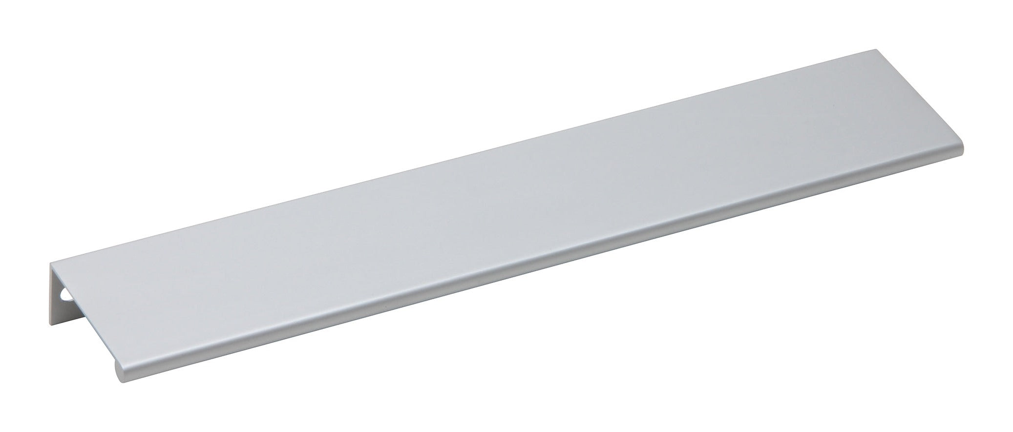 Silverline P1001 Aluminum Mount Finger Edge Tab Pull Handle in Anodized Aluminum Finish Various Sizes