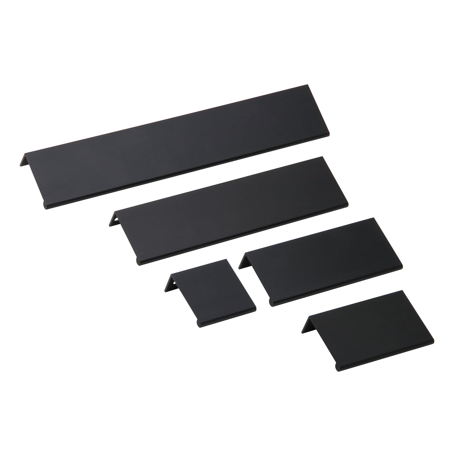 Silverline P1001 | Solid Tab Pulls Finger Pulls | Various Sizes & Finishes