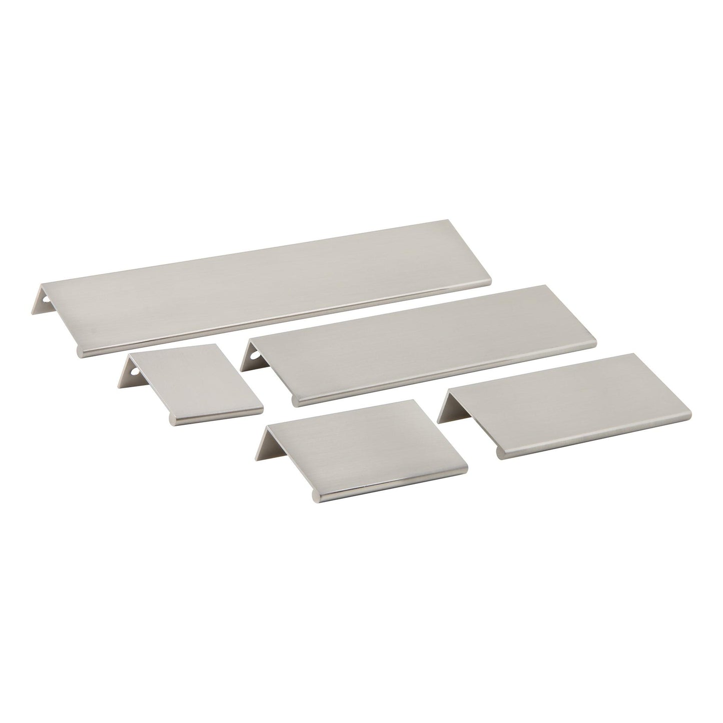 Silverline P1001 | Solid Tab Pulls Finger Pulls | Various Sizes & Finishes