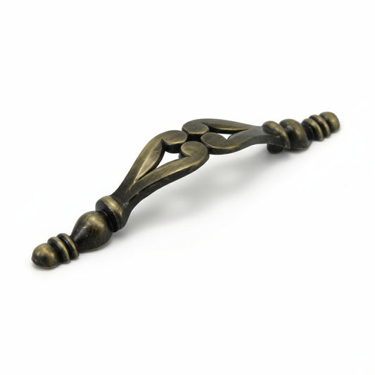 P2015 Dresser Bedroom Pull Handle Rustic Traditional Botanical CC: 96mm ~3.75 inch - amerfithardware