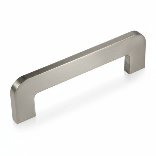 Silverline P2030 Cabinet Geometric Curved Pull Handle Flat Bar CC: 128 mm ~ 5 inch - amerfithardware