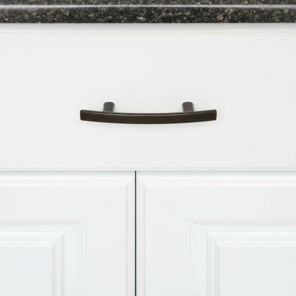 Silverline P2032 Cabinet Arched Bar Pull Bow Pull Handle CC: 3" - amerfithardware