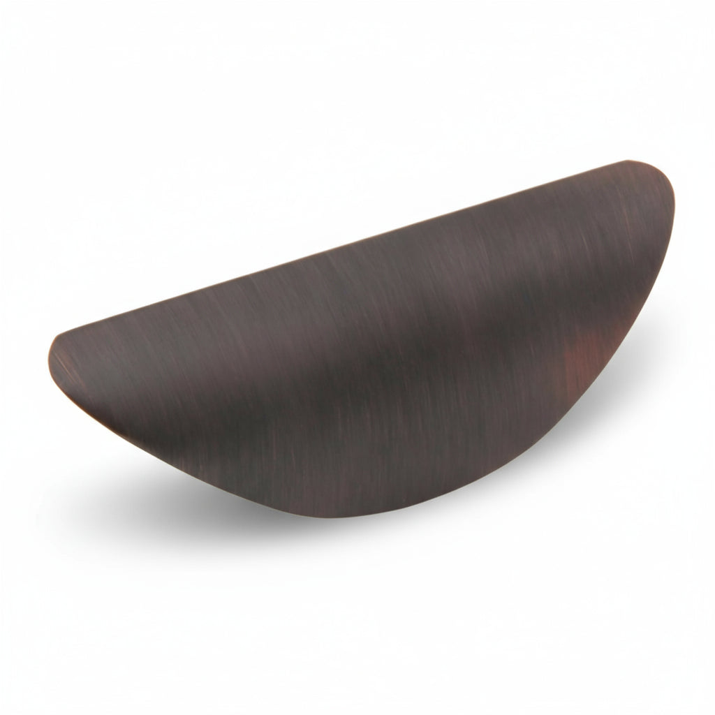 Silverline P2034 | Centers 1-1/4 in. Half Shell Finger Pull in Oil Rubbed Bronze